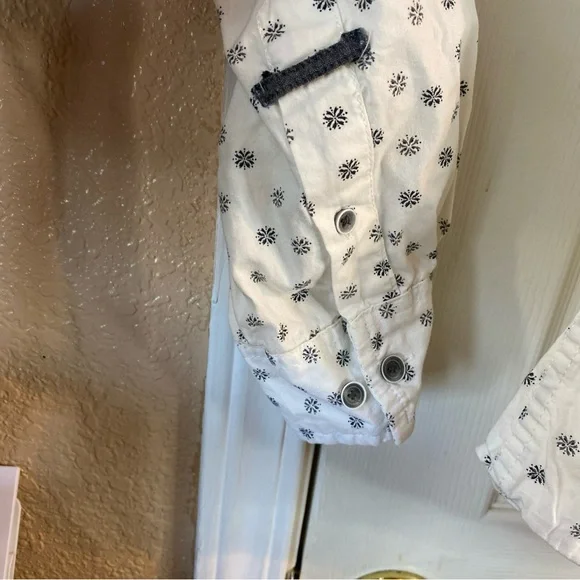 Royal Testimony Mens L LARGE Button Down Shirt Long Sleeve Fit Floral (STAINED) - Picture 2 of 12